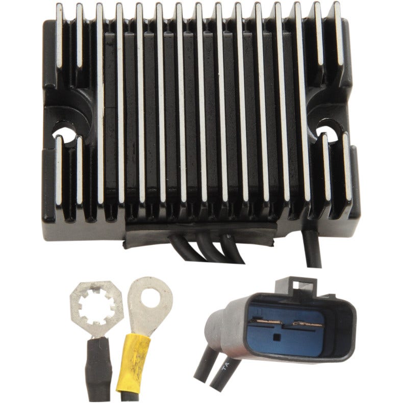 Drag Premium Solid State Black Voltage Regulator Harley 00-03 Dyna FXD 74518-99A