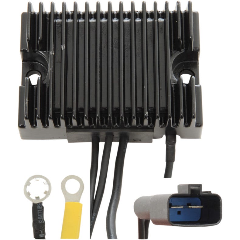 Drag Premium Solid State Black Voltage Regulator Harley 2000 Softail 74512-00