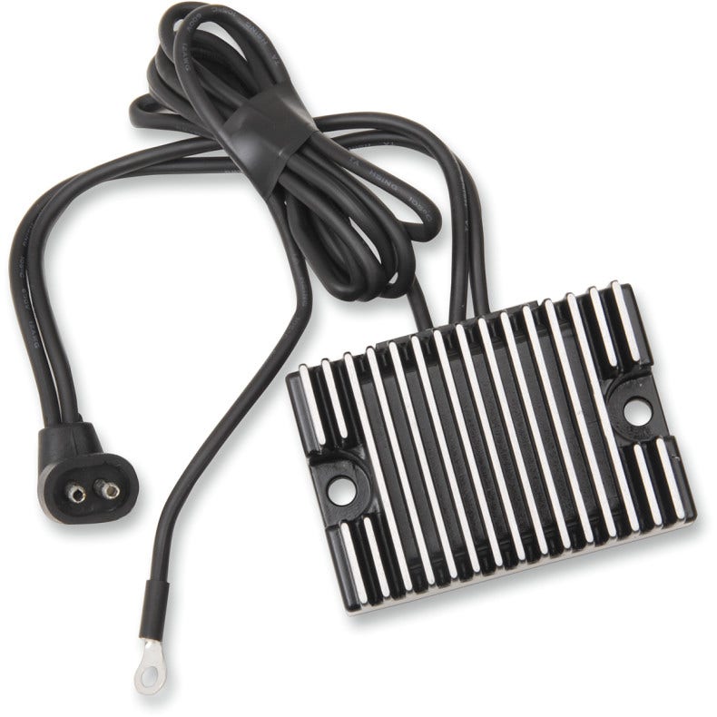 Drag Premium Solid State Black Voltage Regulator Harley 89-99 EVO Repl 74519-88
