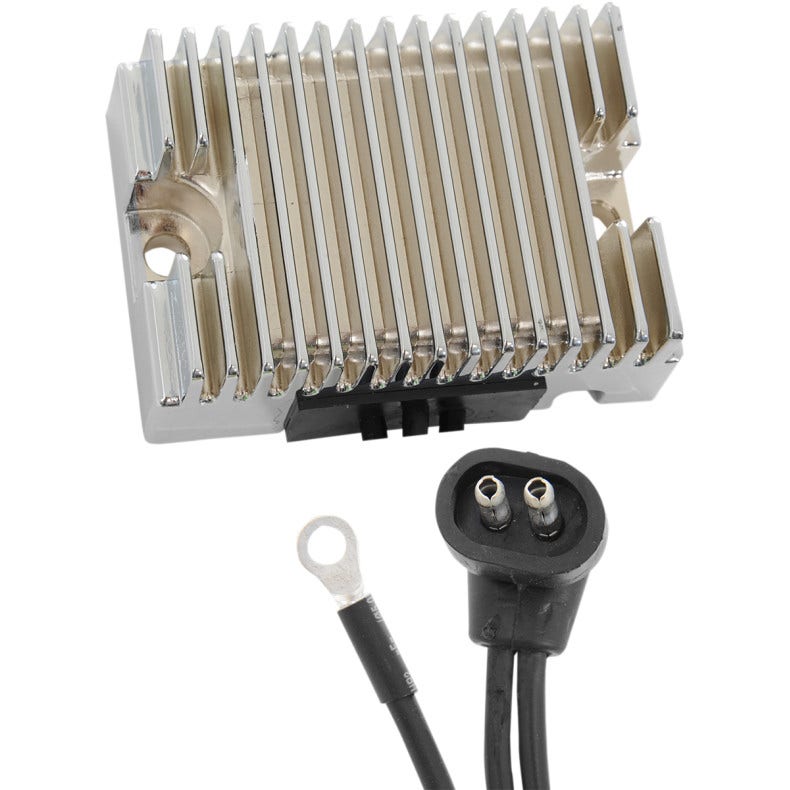 Drag Premium Solid State Chrome Voltage Regulator Harley 89-99 EVO Repl 74519-88