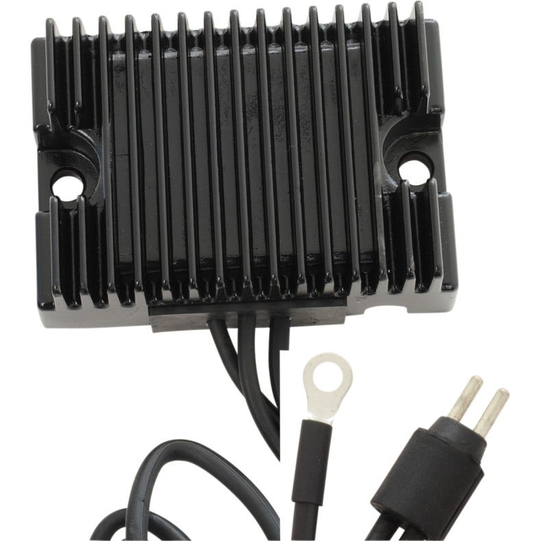 Drag Premium Solid State Black Voltage Regulator Harley 94-03 XL Repl 74523-94