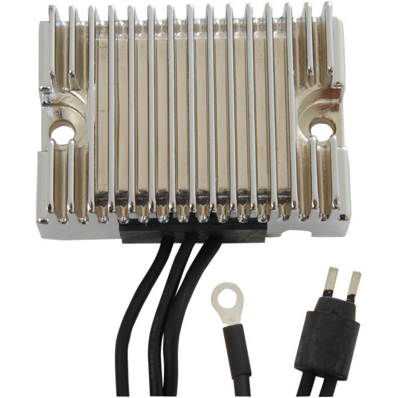 Drag Premium Solid State Chrome Voltage Regulator Harley 94-03 XL Repl 74523-94