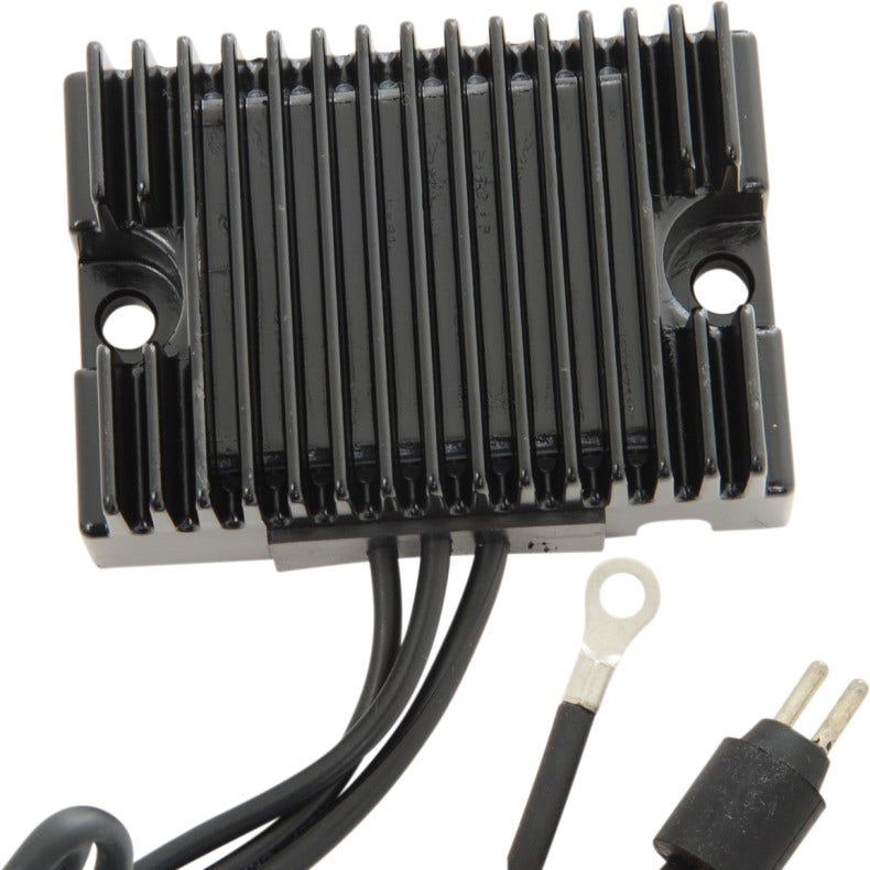 Drag Premium Solid State Chrome Voltage Regulator Harley 86-90 XL 74523-84A