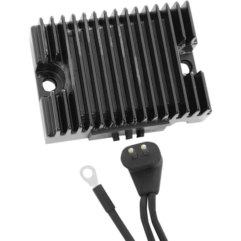 Drag Premium Solid State Black Voltage Regulator Harley 84-88 EVO Repl 74513-82