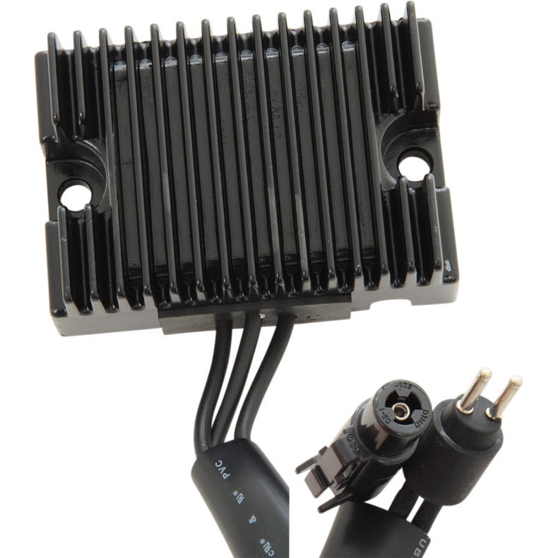 Drag Premium Solid State Black Voltage Regulator Harley 04-06 XL Repl 74523-04