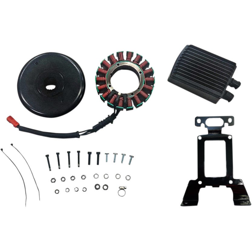 Drag 54A High Output Charging System Kit w/ Voltage Regulator Rotor Stator 11-16