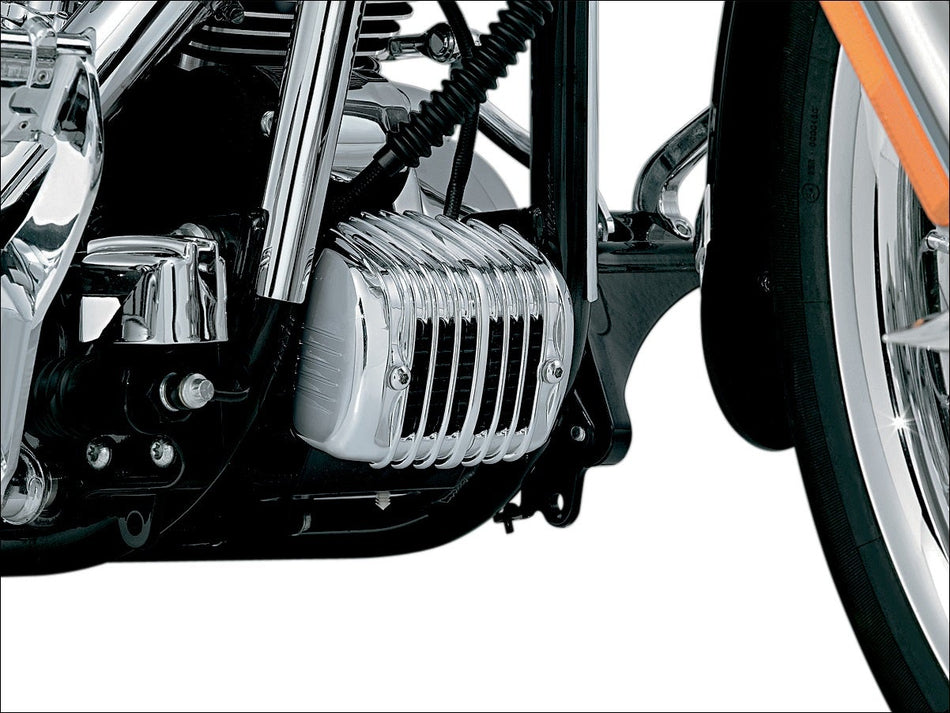 Kuryakyn Chrome Regulator Cover for '01-'17 Harley Softail Models