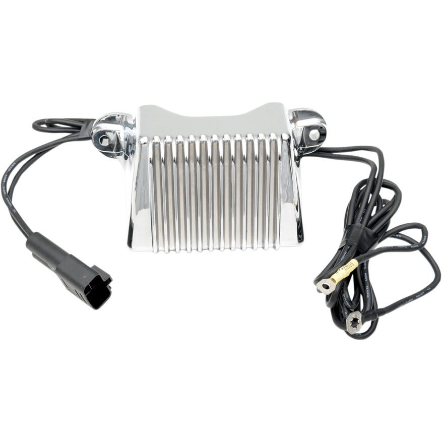 Drag Solid State Chrome Voltage Regulator Harley Touring 97-01 Repl 74505-97