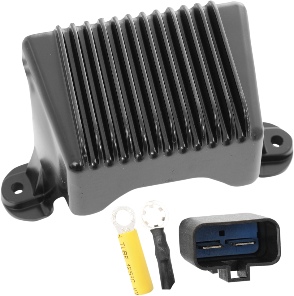 Drag Solid State Black Voltage Regulator Harley Touring 97-01 Repl 74505-97