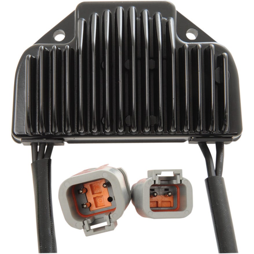 Drag Solid State Black Voltage Regulator Harley 04-05 Dyna FXD/WG Repl 74631-04