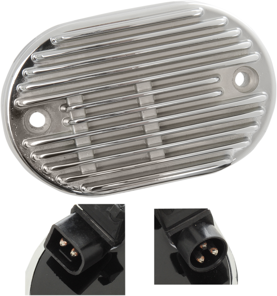 Drag Solid State Chrome Voltage Regulator Harley 08-10 Softail FXST FLST FXCW