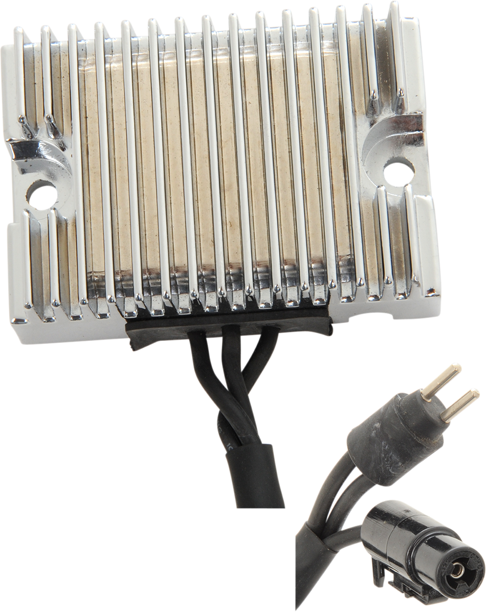 Drag Solid State Chrome Voltage Regulator Harley 94-03 Sportster XL Rep 74523-94