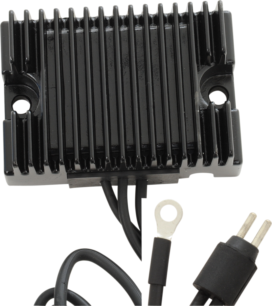 Drag Solid State Black Voltage Regulator Harley 92-93 Sportster XL Repl 74523-92