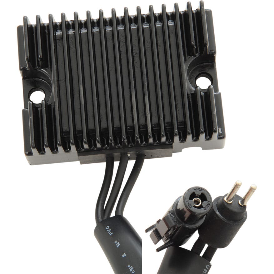 Drag Solid State Black Voltage Regulator Harley 94-03 Sportster XL Repl 74523-94