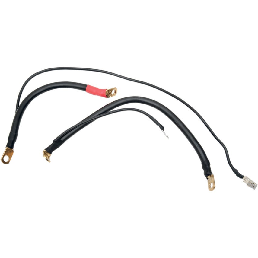 Terry Components 4 Gauge Complete Battery Cable Kits Harley FL 09-16 w/ Aux Wire