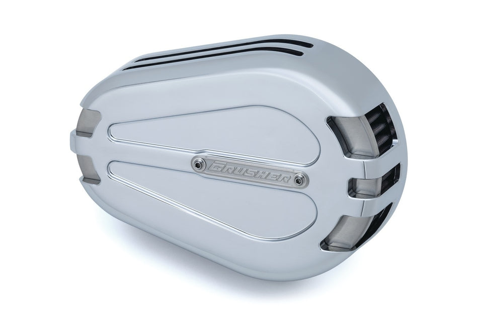 Kuryakyn Crusher 9935 Chrome  Maverick Air Cleaner Intake Filter Harley FL 17-Up