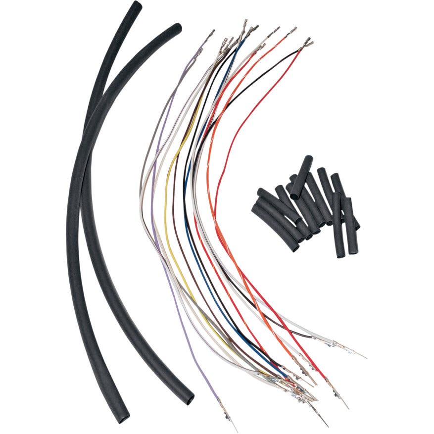Namz Ready To Install Handlebar Plus + 15" Wire Extensions Harley FLH 96-06