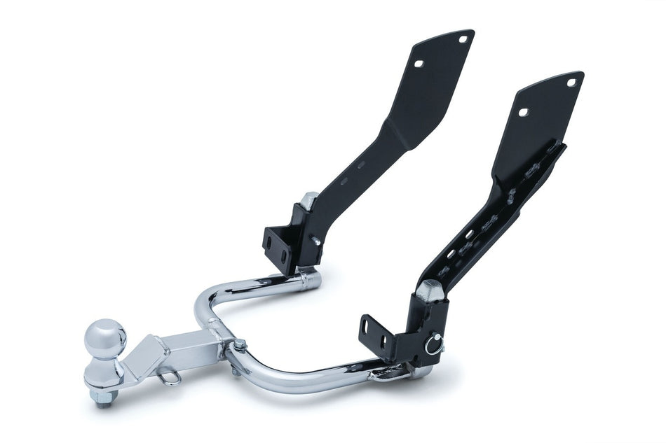 Kuryakyn 7657 Chrome Trailer Hitch Receiver EZ Bolt-On Kit Harley Touring 14-Up