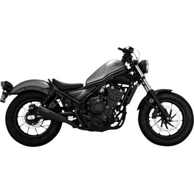 Vance & Hines 48421 Upsweep Slip-On Muffler Black Honda Rebel 300 500 17-20