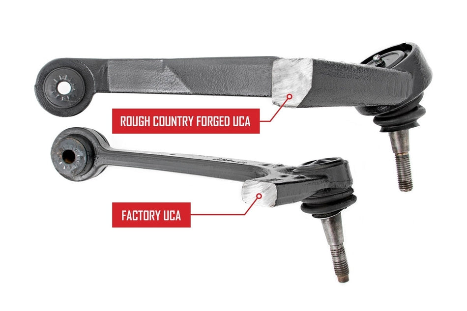 Rough Country 19401 Front Upper Control Arms 07-16 GM Truck SUV 2WD 4WD w/ Lift