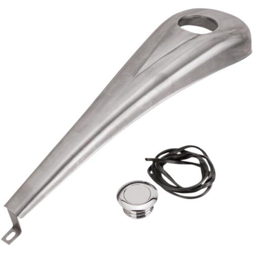 Paul Yaffe Bagger Nation Clean Chrome Steel Stretched Tank Dash Harley 08-15 FL