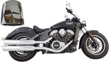 Tab Performance Long 4" Chrome Slip On Muffler Indian Scout 15-Up