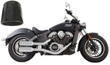 Tab Performance Short 4" Chrome Slip On Muffler Indian Scout 15-Up