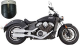 Tab Performance Short 4" Chrome Slip On Muffler Indian Scout 15-Up