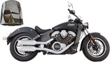 Tab Performance Short 4" Chrome Slip On Muffler Indian Scout 15-Up