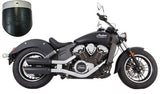 Tab Performance Short 4" Black Slip On Muffler Indian Scout 15-Up