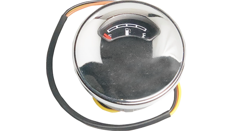 Drag Specialties Chrome OEM Fuel Gauge 01-07 FLHR 01-08 Dyna Models