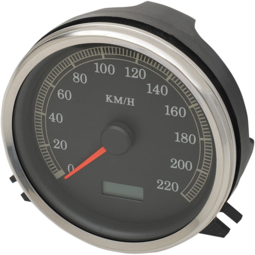 Drag Electronic KM/H Speedometer Speedo OEM Replacement FL/FX FLHR FXDWG 99-03