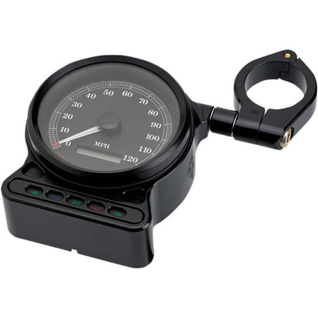 Joker Black Anodized Side Mount Speedo Relocation Bracket Harley XL 95-14 39MM