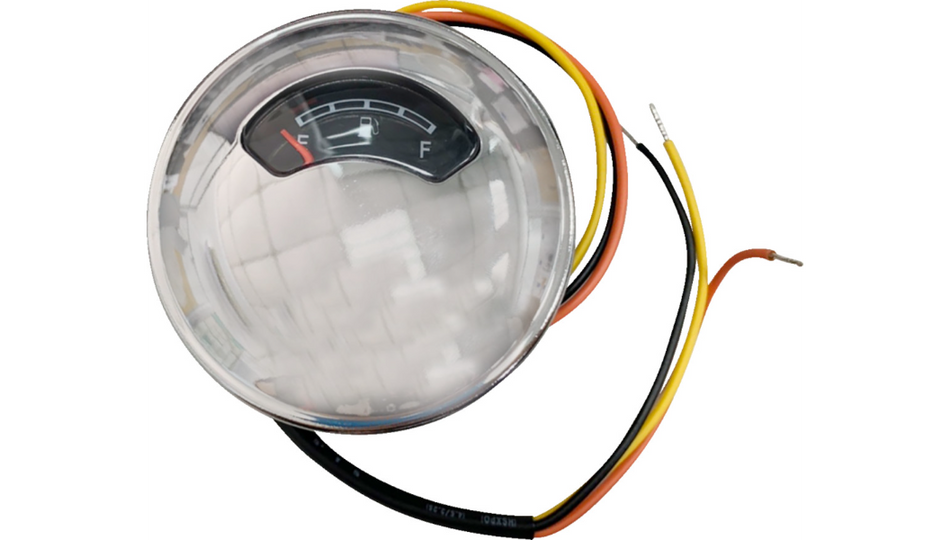 Drag Specialties Chrome OEM Fuel Gauge 08-23 FLHR 15-23 FLRT 08-17 Softail/Dyna