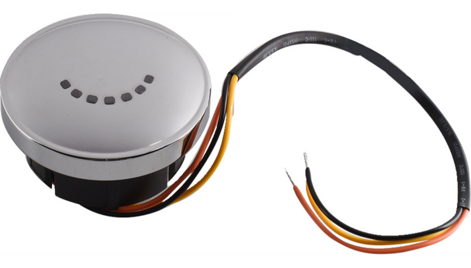 Drag Specialties Chrome LED Fuel Gauge 01-07 FLHR 01-08 Dyna Models