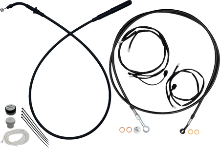 FBI EZ Install Upper Clutch Kit - Full Length for 2015-2026 H-D Touring - FLH/X '23-'26 / Black / 16"