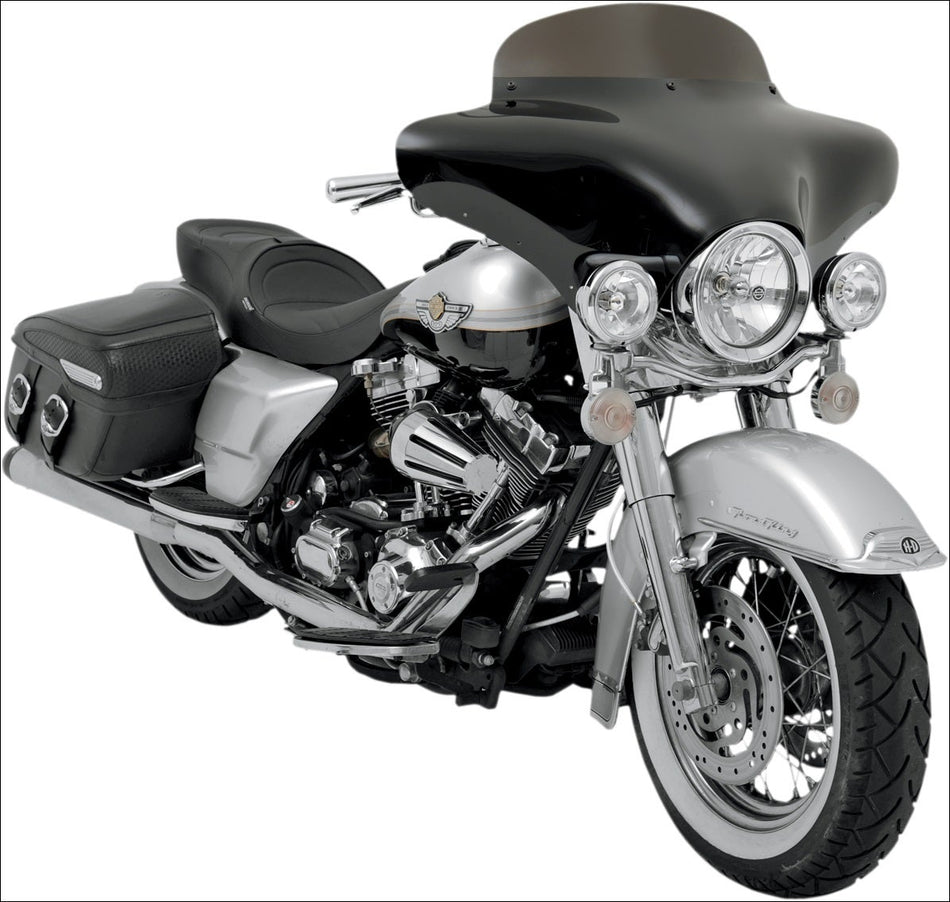 Memphis Shades Solid Black 5" Windshield for Memphis Batwing Fairing Only