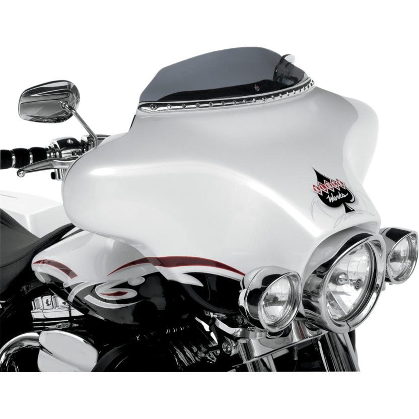 Klock Werks 3.5" Dark Smoke Flare Batwing Windshield For Harley FLHT FLHX 96-13 | KW05-01-0203