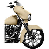 Klock Werks FLARE Batwing Windshield for Harley Batwing FLH/X 14-23