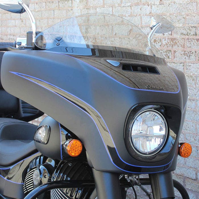 Klock Werks Short & Tall Flare Windshields For Indian Chieftain & Roadmaster Models