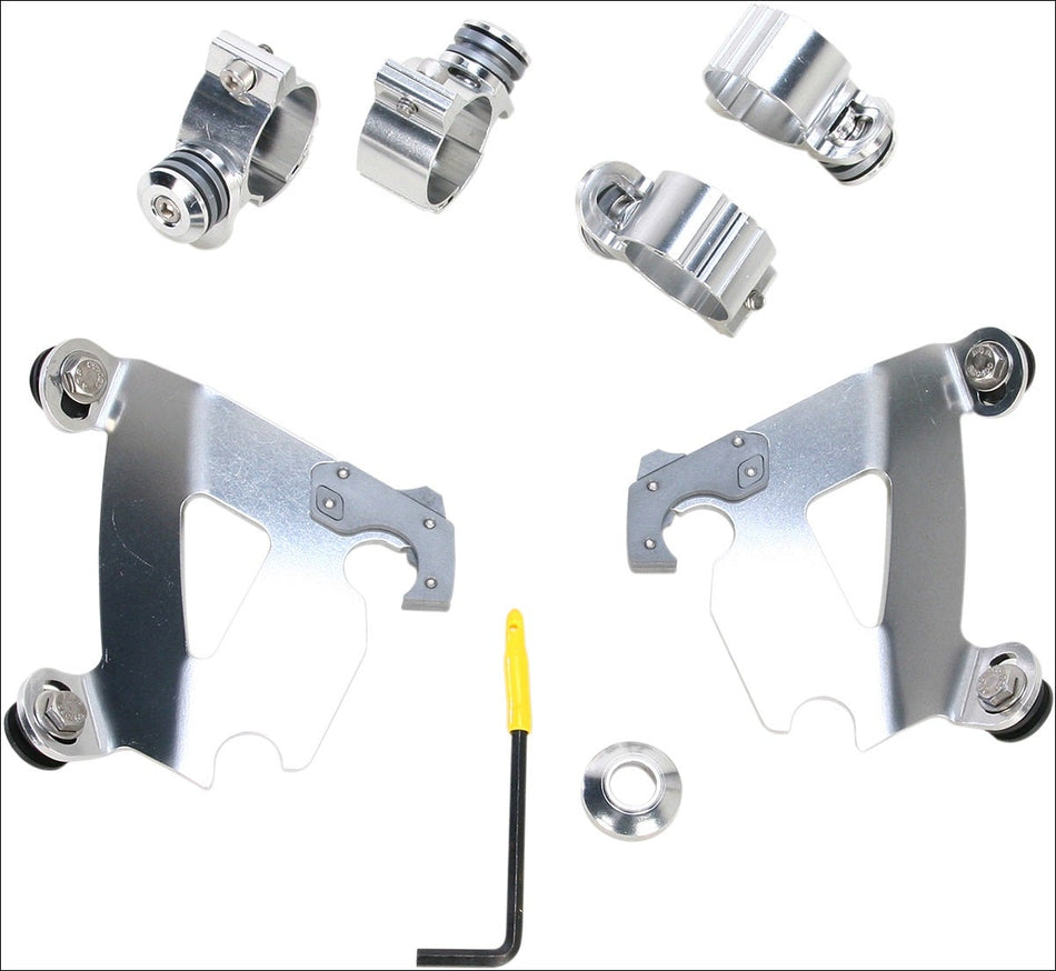 Memphis Shades Polished Trigger-Lock Mount Cafe Fairing Harley Sportster XL 883N