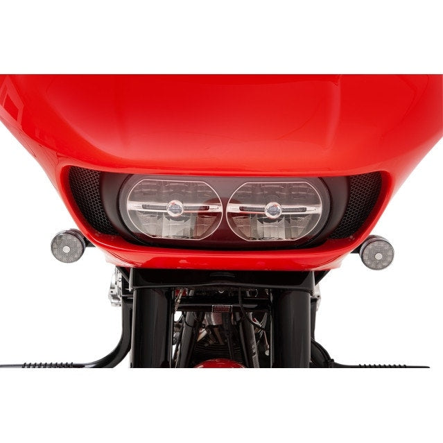 Klock Werks Round Fairing Vent Screen 2015+ Harley Road Glide FLTR Models