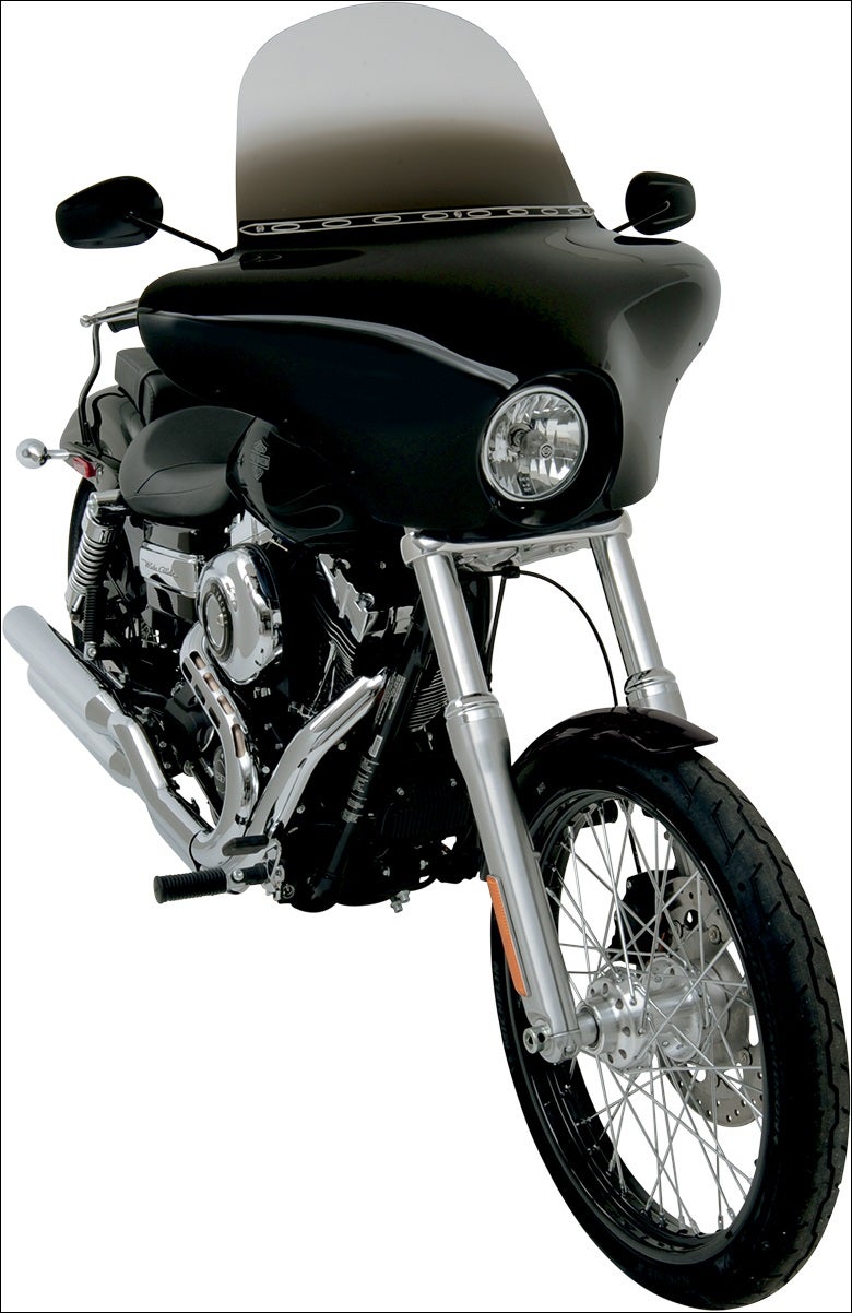 Memphis Shades Batwing Fairing for Harley FXD XL FXST or Metric Models