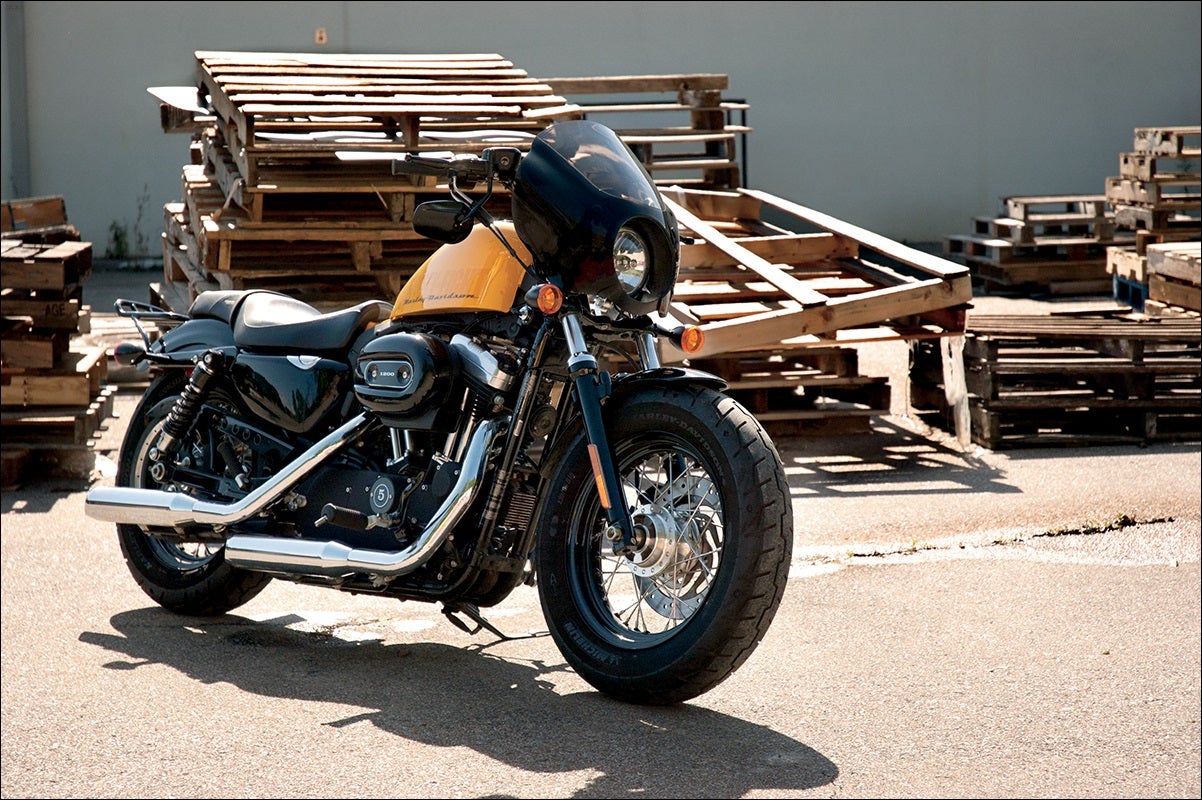 Memphis Shades Gloss Black Gauntlet Fairing for Harley Dyna 06-15