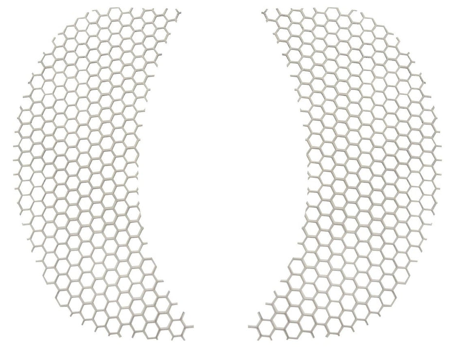 Klock Werks Honeycomb Fairing Vent Screen 2015+ Harley Road Glide FLTR Models | KW05-01-0320