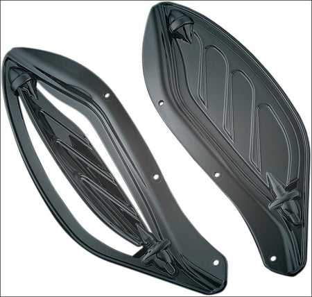 Kuryakyn Dark Smoke Dragon Wing Variable Air Deflectors for Harley 96-13 1108