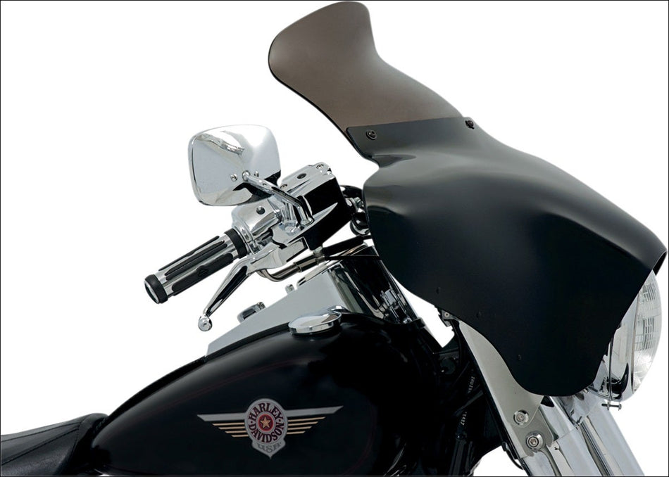 Memphis Shades 9" Smoke Spoiler Windshield for Memphis Batwing Fairing - Univ