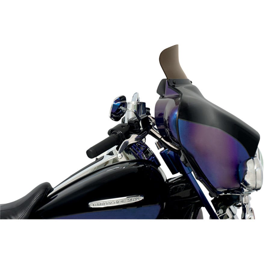 Memphis Shades 5" Smoke Spoiler Batwing Windshield for Harley FLH/T 96-13