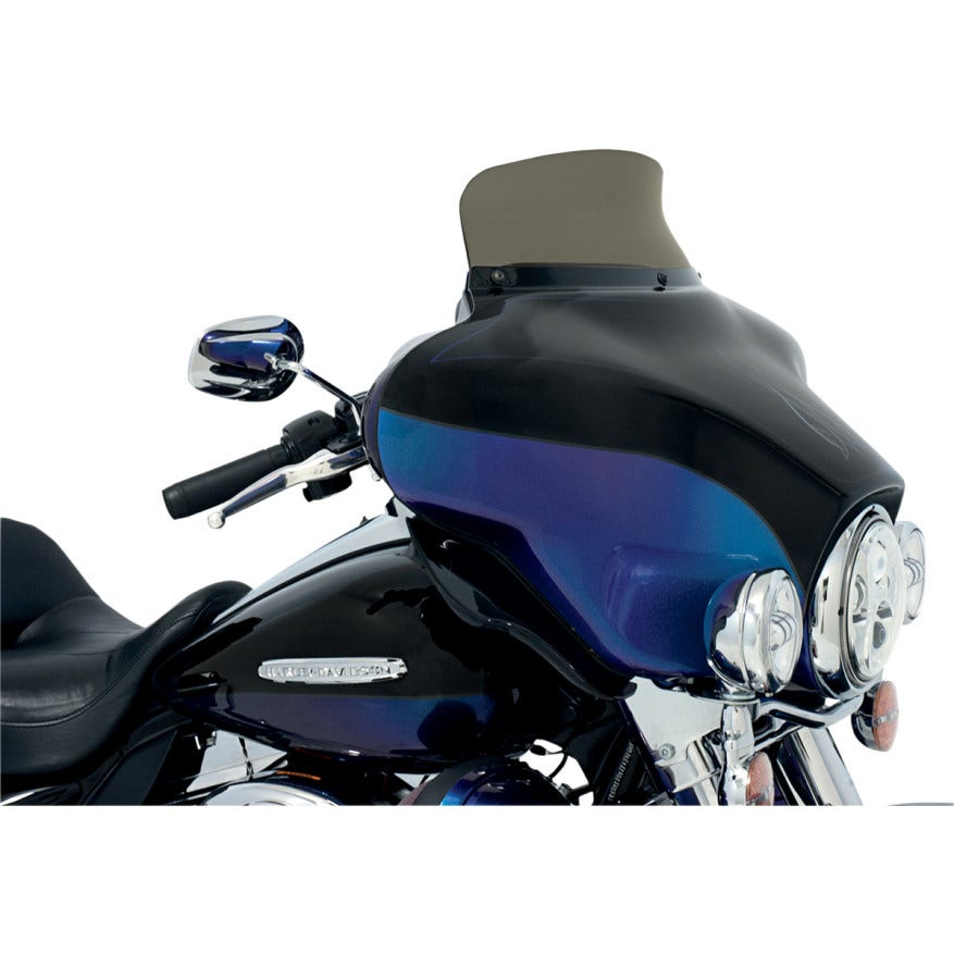 Memphis Shades 5" Smoke Spoiler Batwing Windshield for Harley FLH/T 96-13