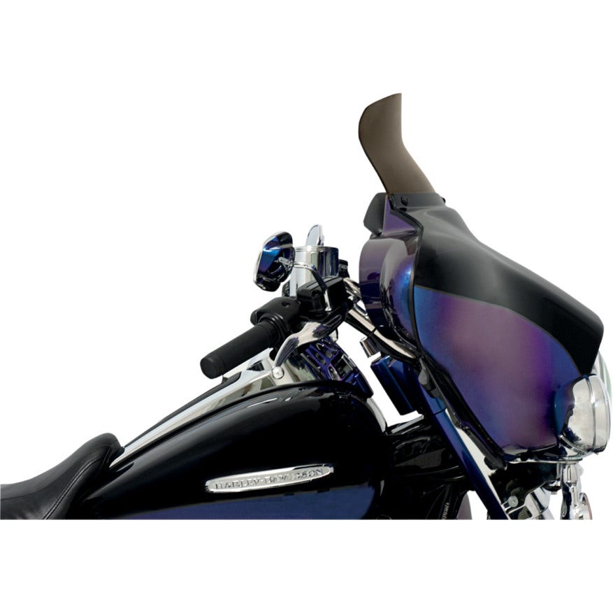 Memphis Shades 6.5" Smoke Spoiler Batwing Windshield for Harley FLH/T 96-13